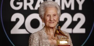 Angela Álvarez crowned best new artist at Latin Grammys – aged 95