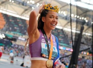 Katarina Johnson-Thompson wins epic duel to regain world heptathlon title